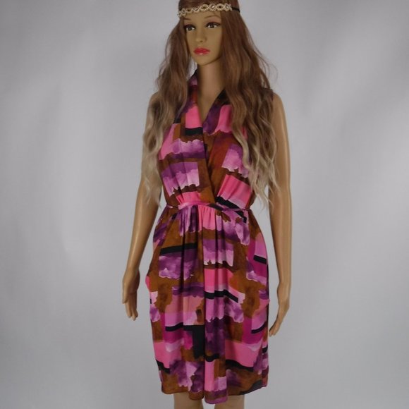 VINTAGE BAR III SLEEVELESS KNEE OR BELOW BEAUTIFUL DRESS - Picture 2 of 5